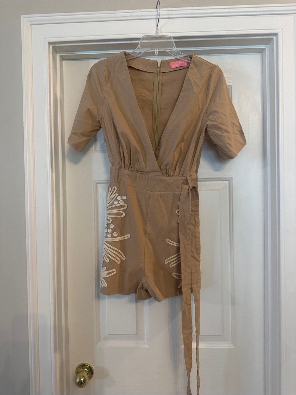 Lilly’s Kloset Beige Romper